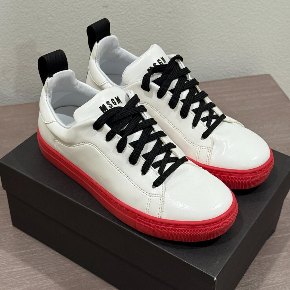 MSGM KIDS FASHION low top SNEAKERS - Picture 2 of 10